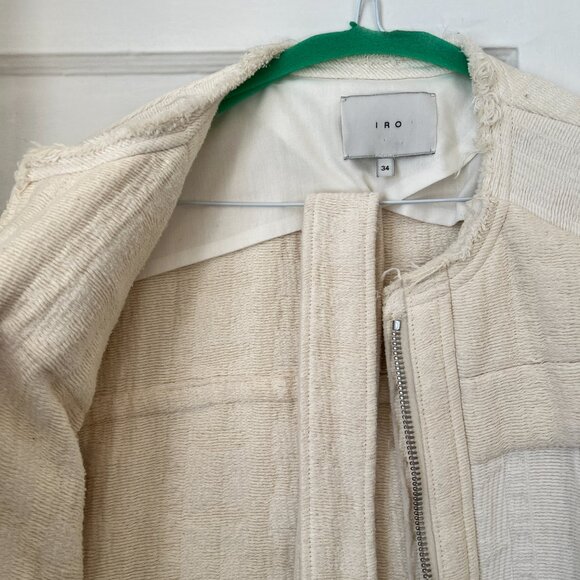 IRO belted evening jacket, sz 34` - Picture 4 of 9